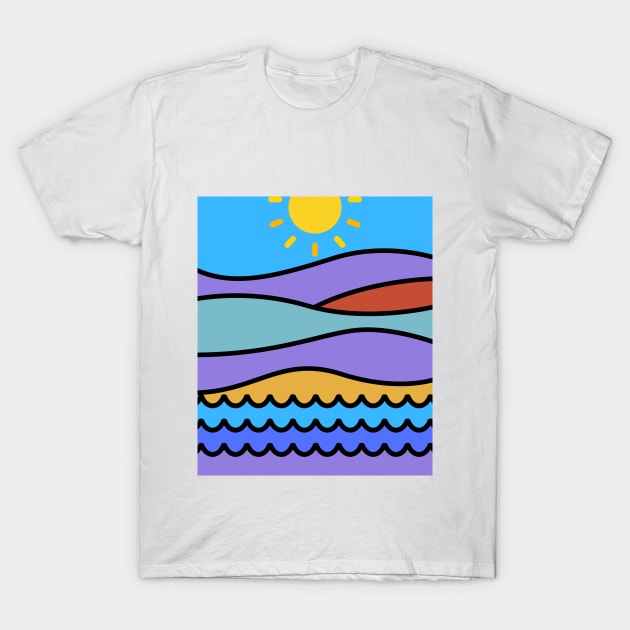 The Dunes to the Sea T-Shirt by Sandpod